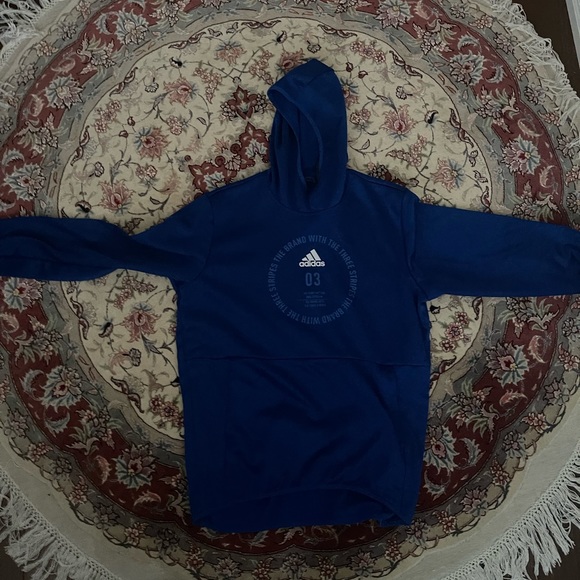 Adidas hoodie blue stylish - Picture 1 of 3